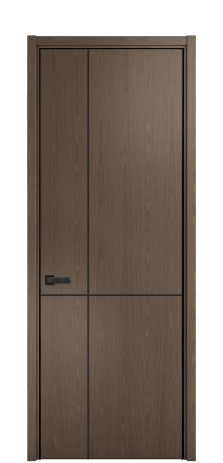 Дверь межкомнатная Юнит Слот 10-122 Цвет Эспрессо 1604C Покрытие ШПОН Мультишпон Наличник  L 50 Цена 68650