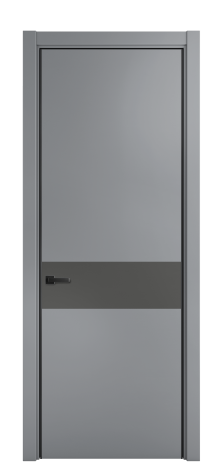 Дверь межкомнатная Дуэт 11 Цвет Гриджио Покрытие ЭМАЛИ Эмаль Наличник L 75 Цена 54685