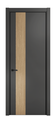 Дверь межкомнатная Дуэт 14 Цвет Антрацит Покрытие ЭМАЛИ Эмаль Наличник L 75 Цена 55220