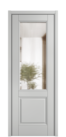 Дверь межкомнатная Савона Слот 2 Цвет Телегрей Покрытие ЭМАЛИ Эмаль Наличник L 50 Цена 75058