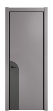 Дверь межкомнатная Дуэт 20 Цвет Ирис Покрытие ЭМАЛИ Эмаль Наличник  L 75 Цена 53556
